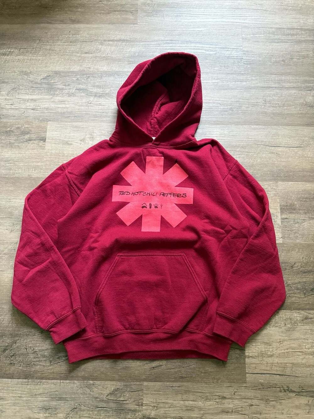 Red Hot Chili Peppers The Getaway Red Hoodie Size M